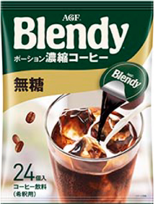 AGF ブレンディ ポーション濃縮コーヒー 無糖 24個入