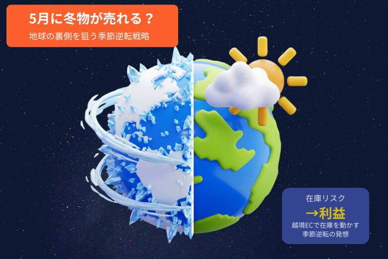 5月に冬物が売れる？地球の裏側を狙って在庫リスクを利益に変える、季節逆転の販売戦略;